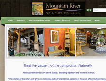 Tablet Screenshot of mountainriverclinic.com